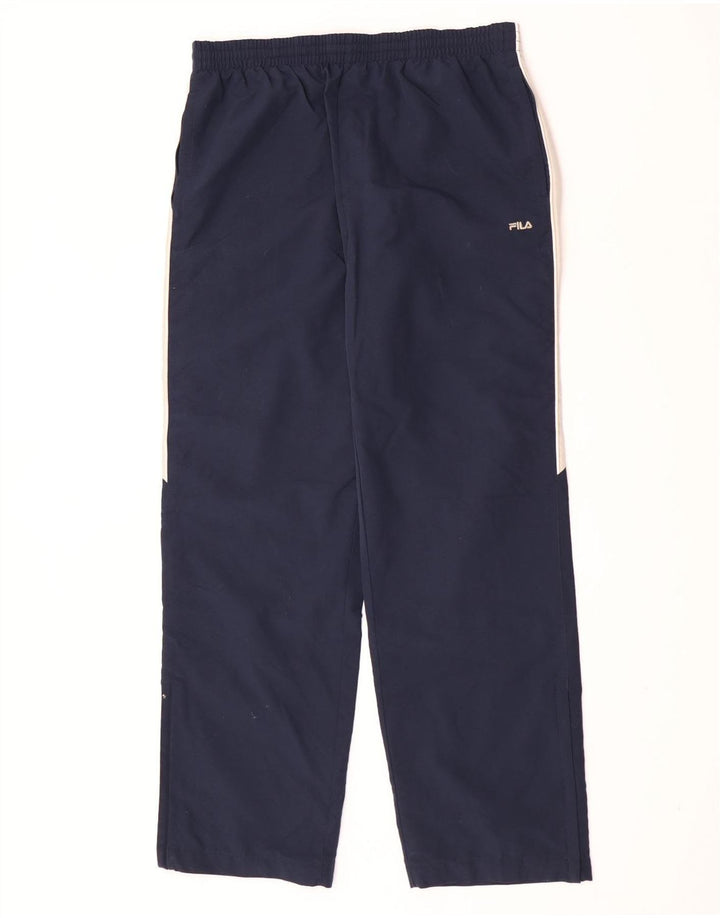 Fila Herren-Trainingshose mit Grafik, groß, marineblau, Farbblock-Polyester