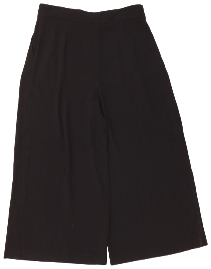Zara Damen-PEGged-Cropped-Hose 2XL W34 L28 Schwarz Polyester