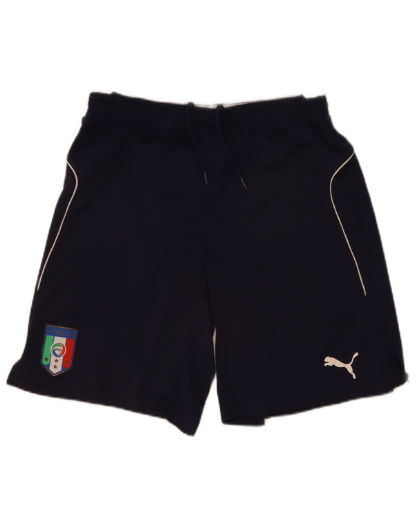 Puma Herren Italia Sport Shorts Medium Marineblau Sport