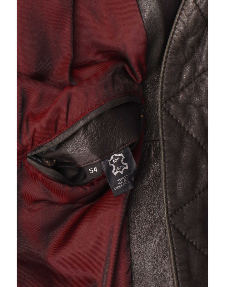 Liberty Herren Lederjacke IT 54 2XL Braunes Leder
