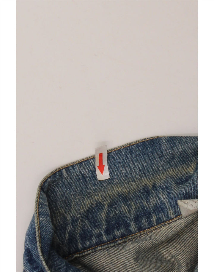 Ritt Herren Jeansjacke UK 40 Große blaue Baumwolle