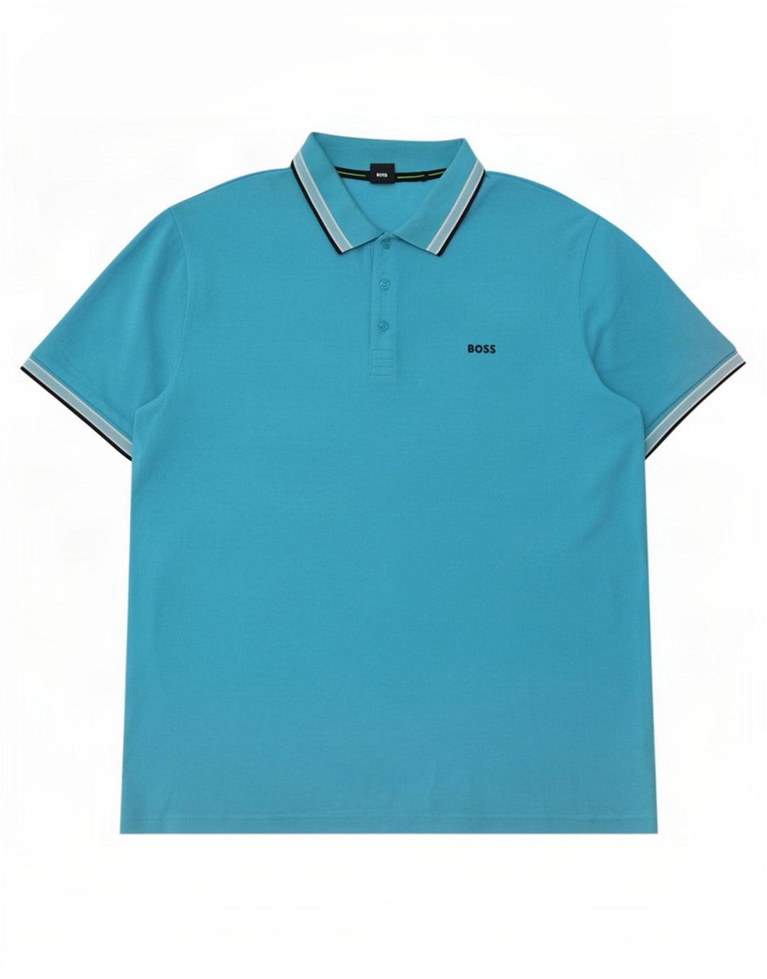 Hugo Boss Herren Poloshirt 4XL Blau Baumwolle