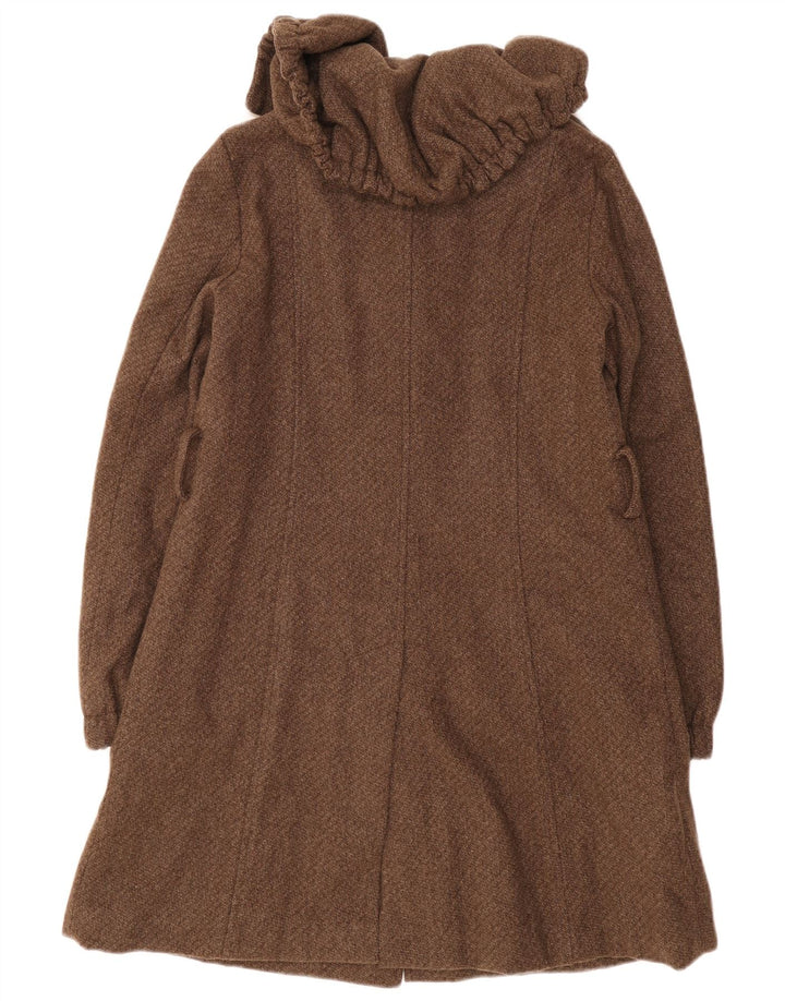 Liu Jo Damen Mantel IT 42 Mittelbraune Wolle