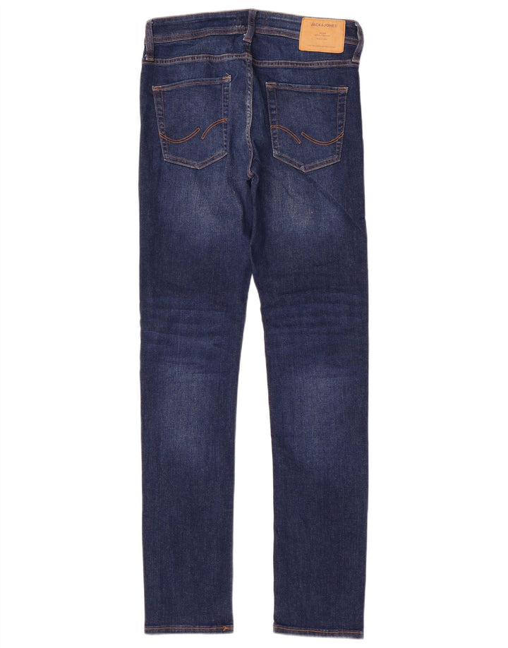 Jack & Jones Herren Slim Jeans W30 L34 Blaue Baumwolle
