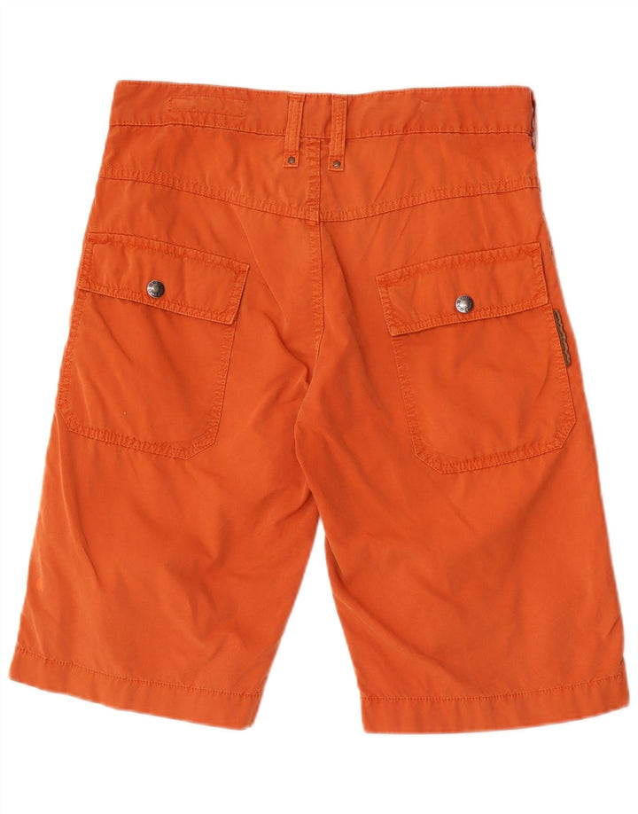 Gas Herren Chinoshorts W31 Mittelorange Baumwolle
