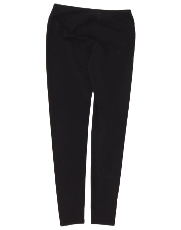 Under Armour Damen Graphic Leggings UK 10 Small Schwarz Baumwolle