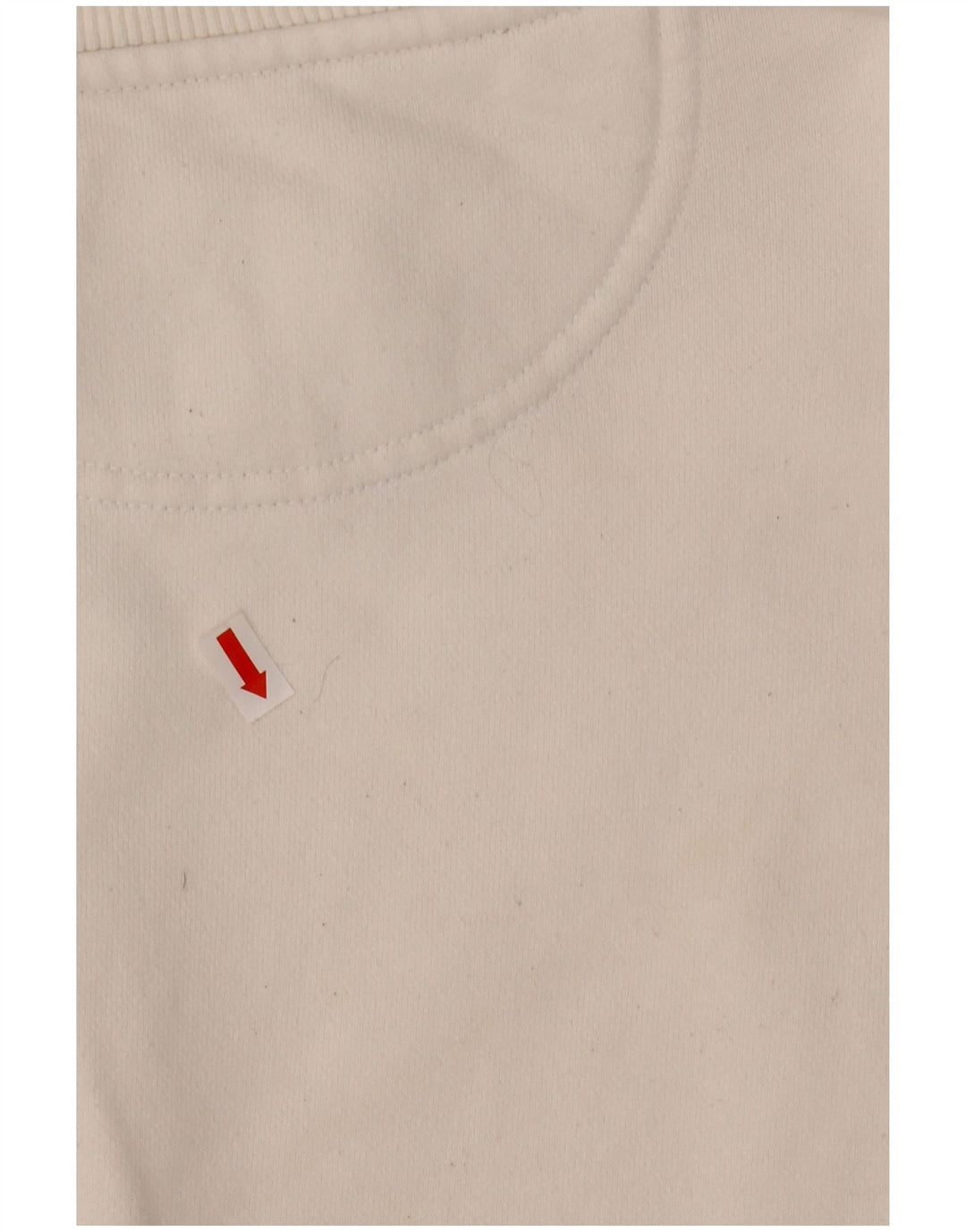 CHAMPION Womens Graphic Oversized Sweatshirt Pullover UK 16 Large Weiß