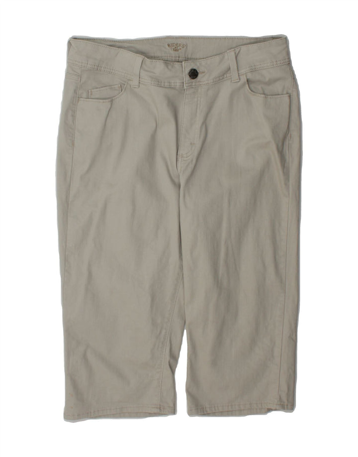 LEE Womens Riders Bermuda Shorts US 14 XL W34 Grey Cotton Vintage Lee and Second-Hand Lee from Messina Hembry 