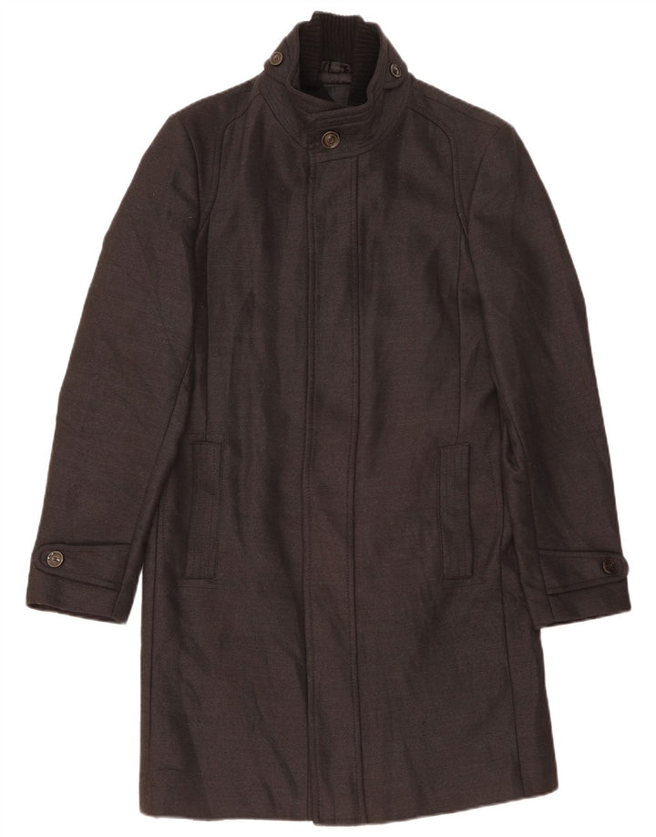 Zara Herren Trenchcoat UK 38 Medium Schwarz