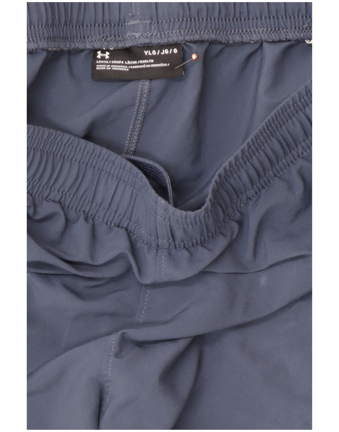 UNDER ARMOUR Grafik-Sportshorts für Jungen, 11–12 Jahre, groß, blaues Polyester