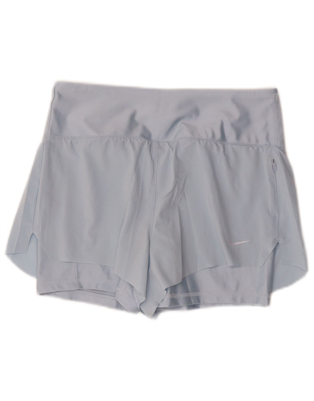 Nike Damen Dri Fit Sport Shorts UK 10 Small Blau Polyester