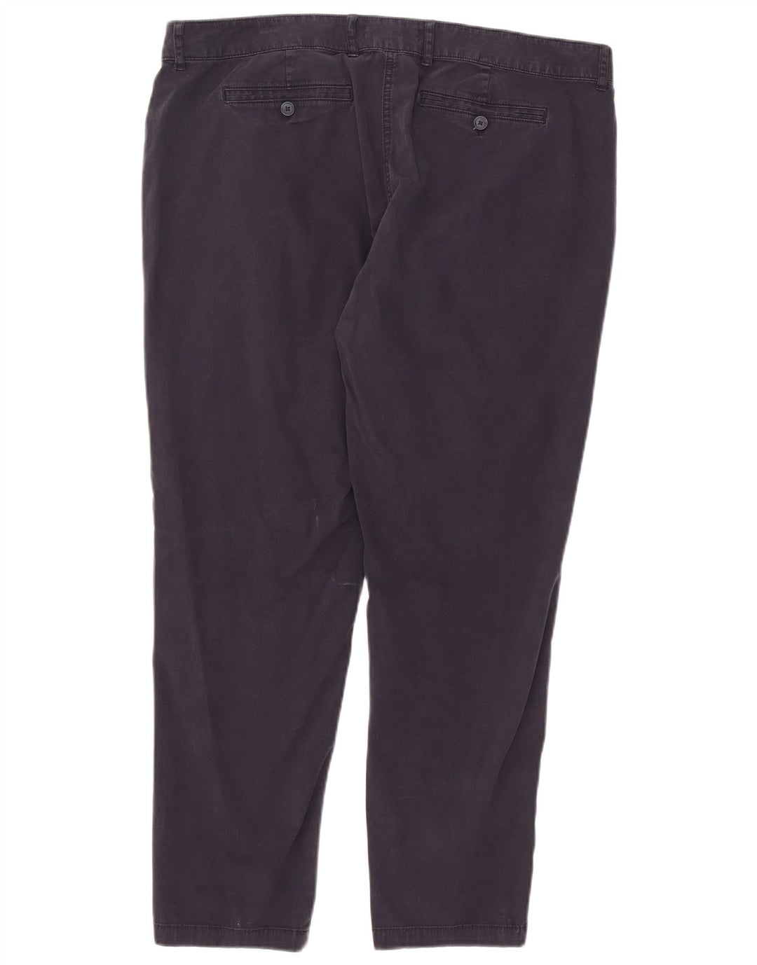 Gerade Chino-Hose für Damen von Marks & Spencer, W38, L28, Marineblau