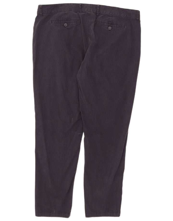 Gerade Chino-Hose für Damen von Marks & Spencer, W38, L28, Marineblau