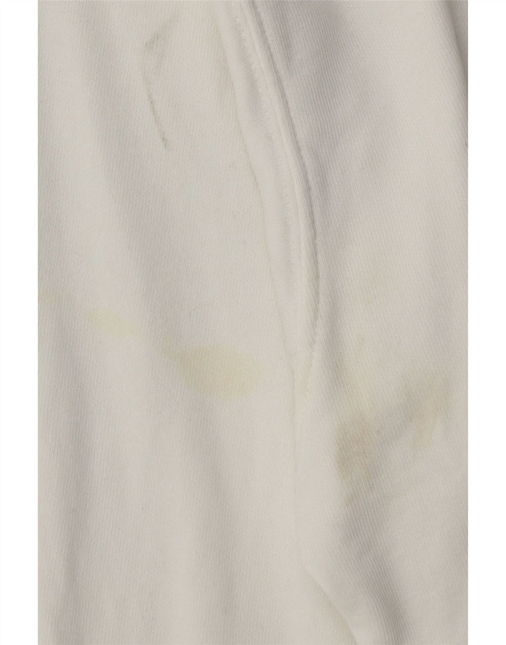 Champion Herren-Sweatshirt, Pullover, Größe S, weiße Baumwolle