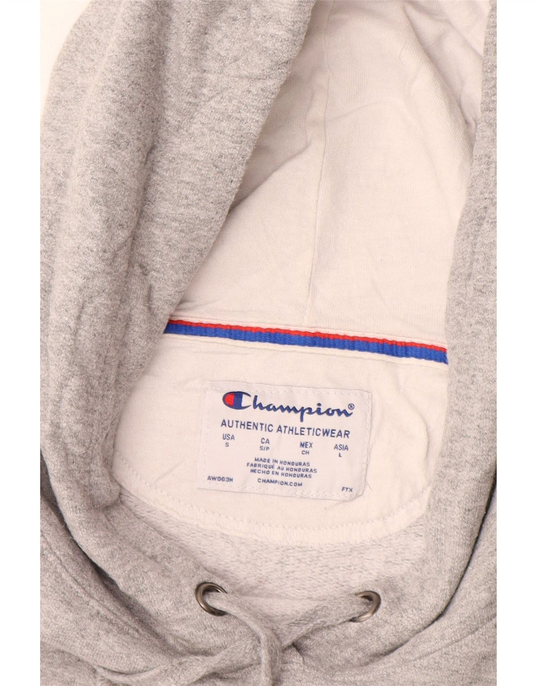 CHAMPION Damen-Pullover mit übergroßem Kapuzenpullover, Gr. 10, Größe S, Grau