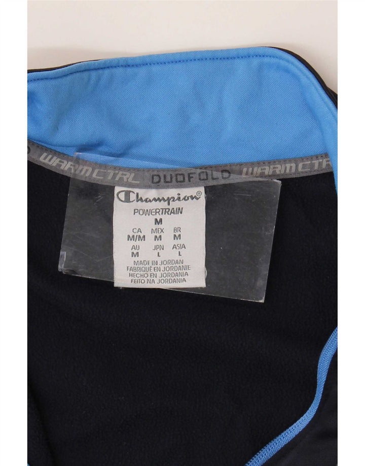 Champion Herren-Trainingsanzug-Oberteil, Mittelgroßes marineblaues Farbblock-Polyester