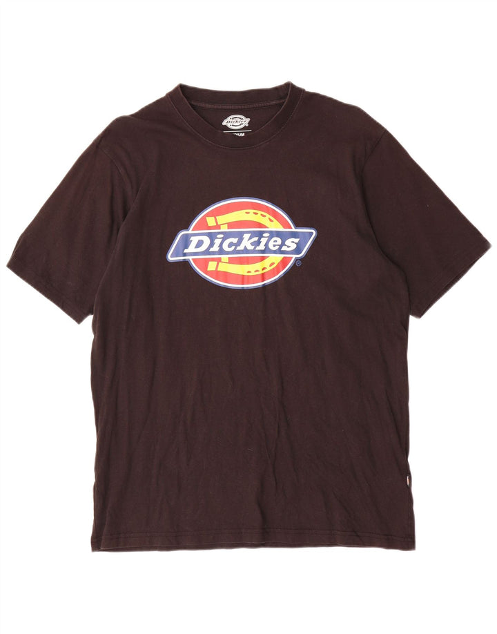 Dickies Herren-T-Shirt mit Grafik, mittelschwarze Baumwolle