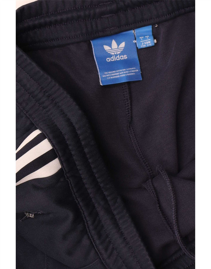 Adidas Herren-Trainingshose, groß, marineblau, Polyester