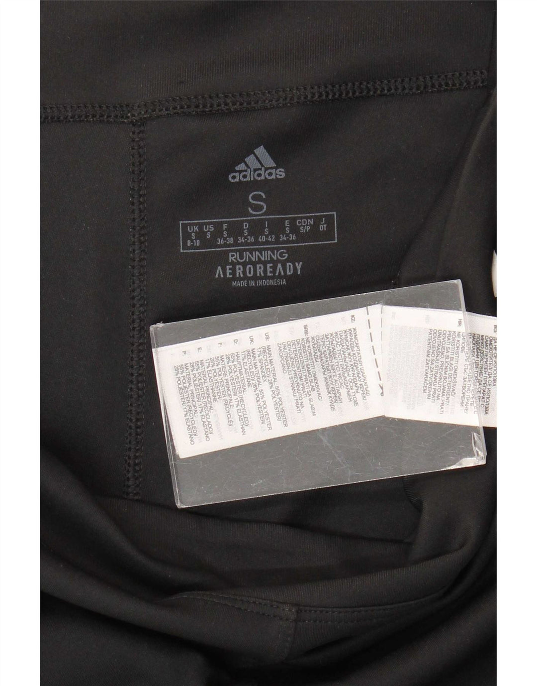 Adidas Damen Aeroready Leggings UK 8/10 Small Schwarz Polyester