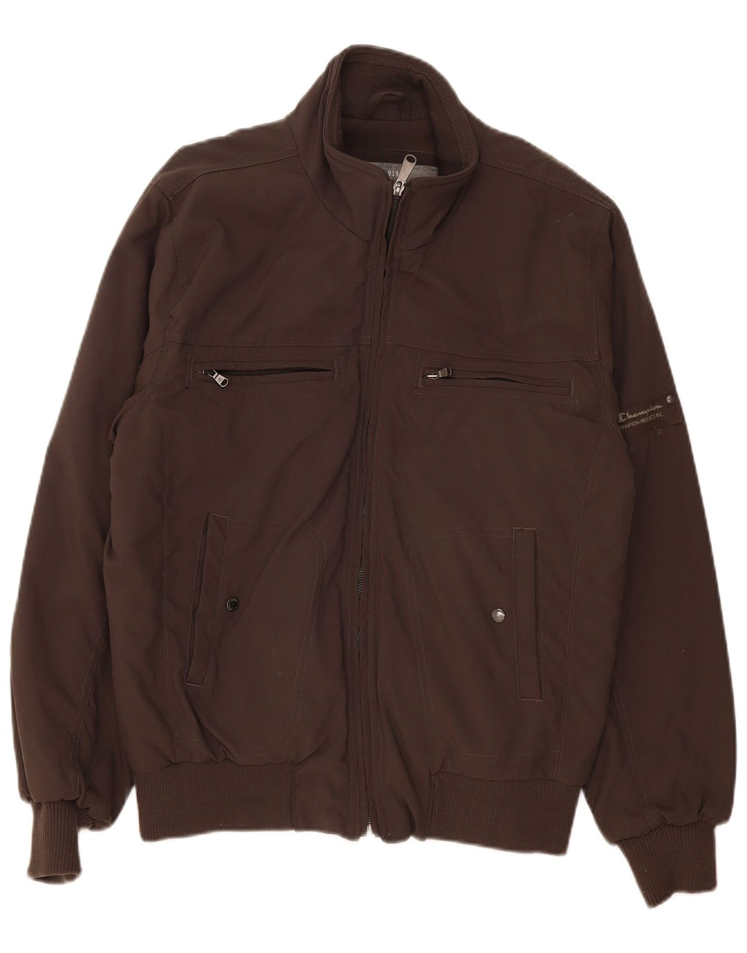 Champion Herren Bomberjacke UK 40 Large Braun Polyamid