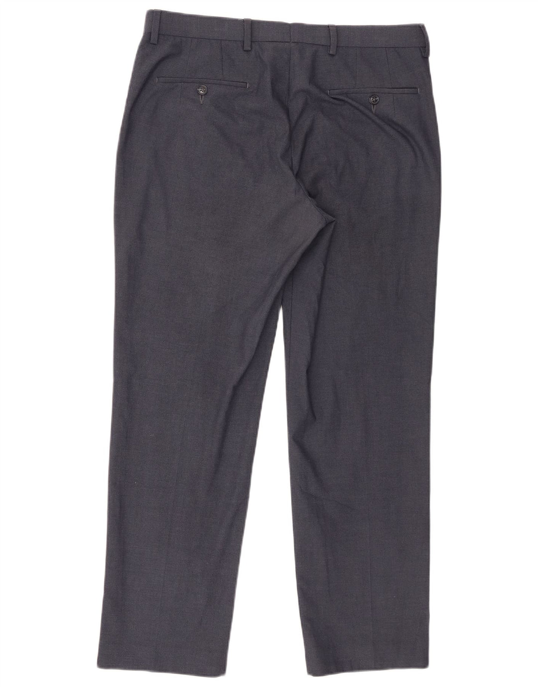Marks & Spencer Maßgeschneiderte, gerade Freizeithose für Herren, W34, L29, Blau