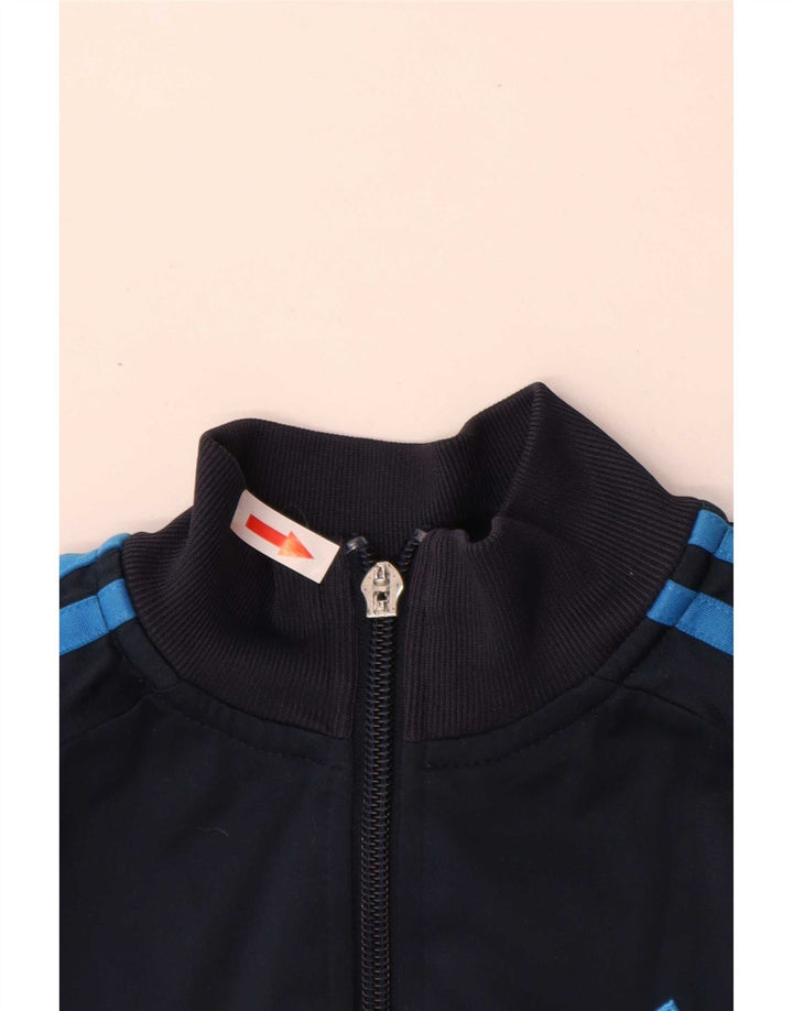 Adidas Jungen Clima 365 Trainingsanzug Top Jacke 7-8 Jahre Marineblau Polyester