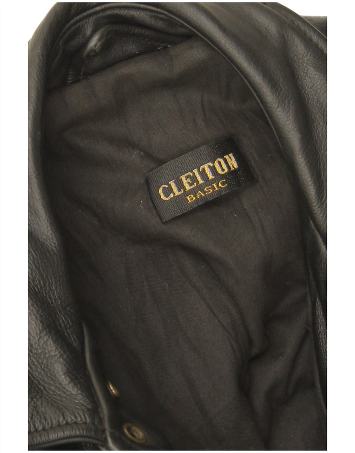 Vintage Herren Lederjacke UK 42 XL Schwarz