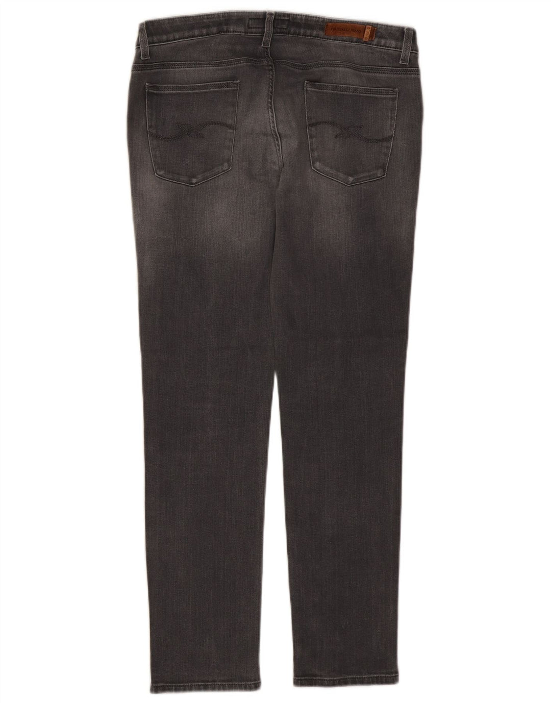 TRUSSARDI Damen Slim Jeans W28 L28 Graue Baumwolle