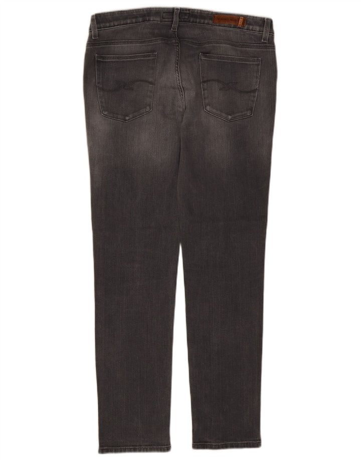 TRUSSARDI Damen Slim Jeans W28 L28 Graue Baumwolle
