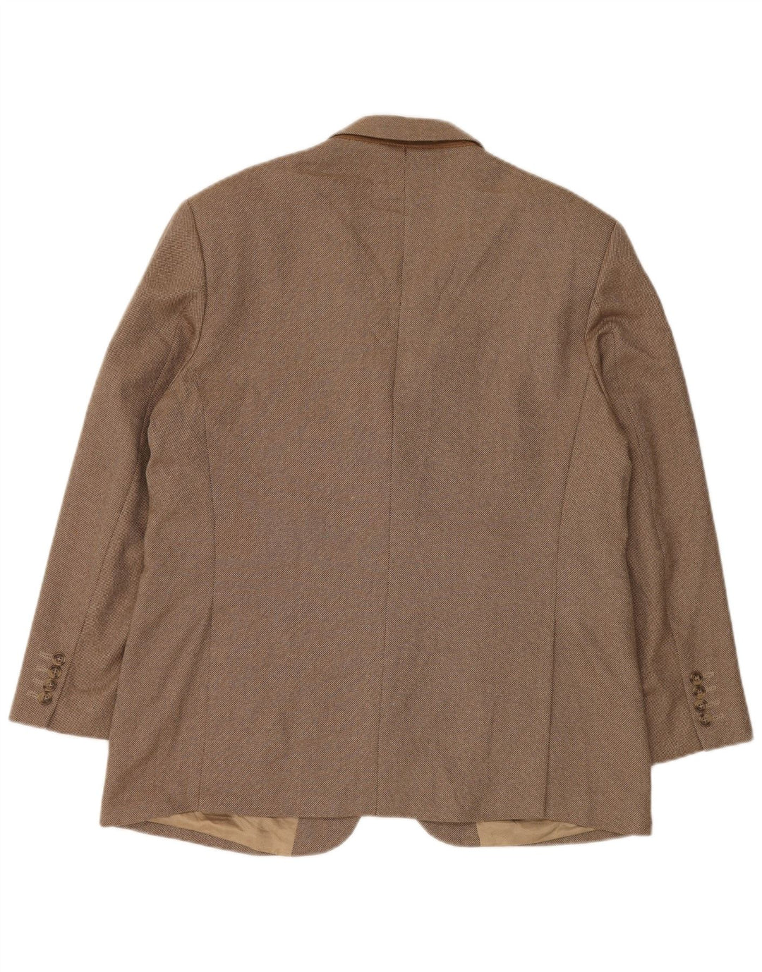 Marks & Spencer Herren 2-Knopf-Blazerjacke UK 44 XL Beige Schurwolle
