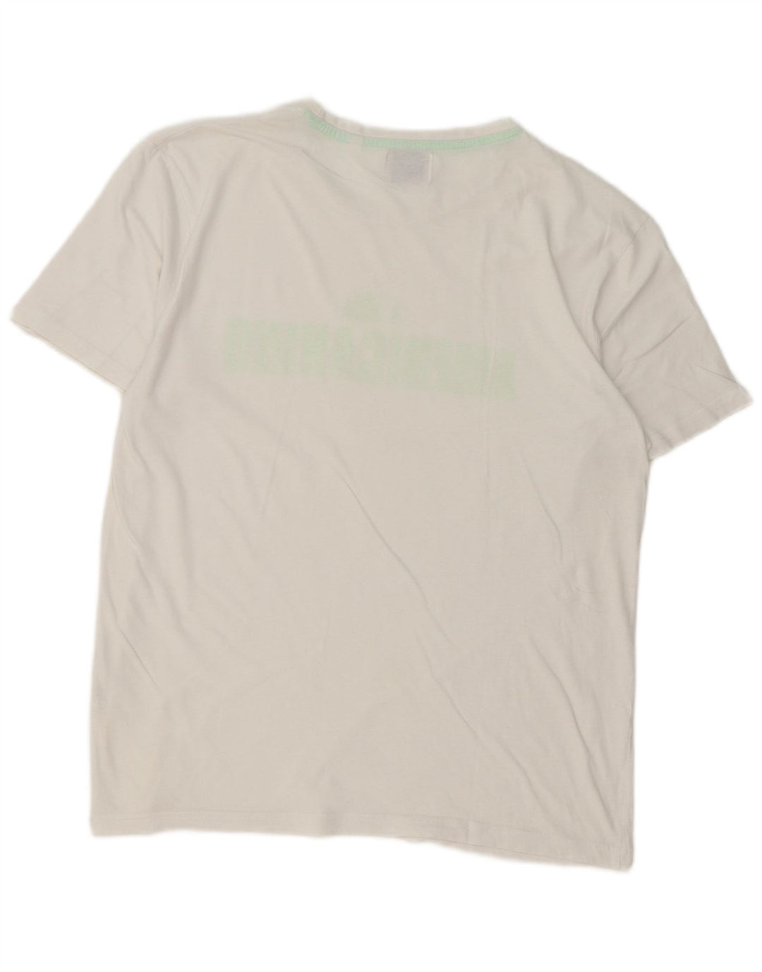 Americanino Herren-T-Shirt mit regulärer Grafik, mittelweiße Baumwolle