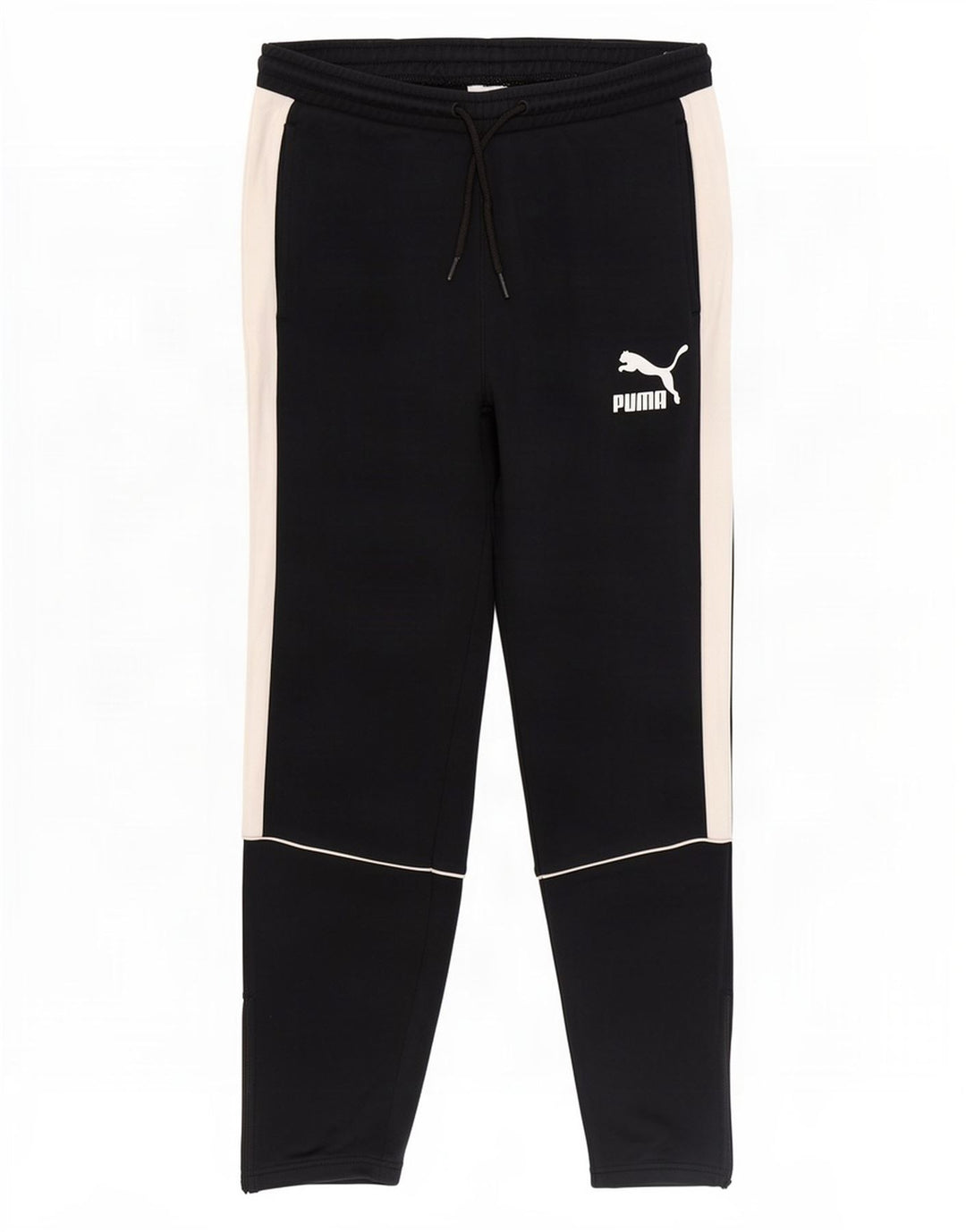 Puma Herren-Trainingshose, mittelschwarz, Colourblock-Baumwolle
