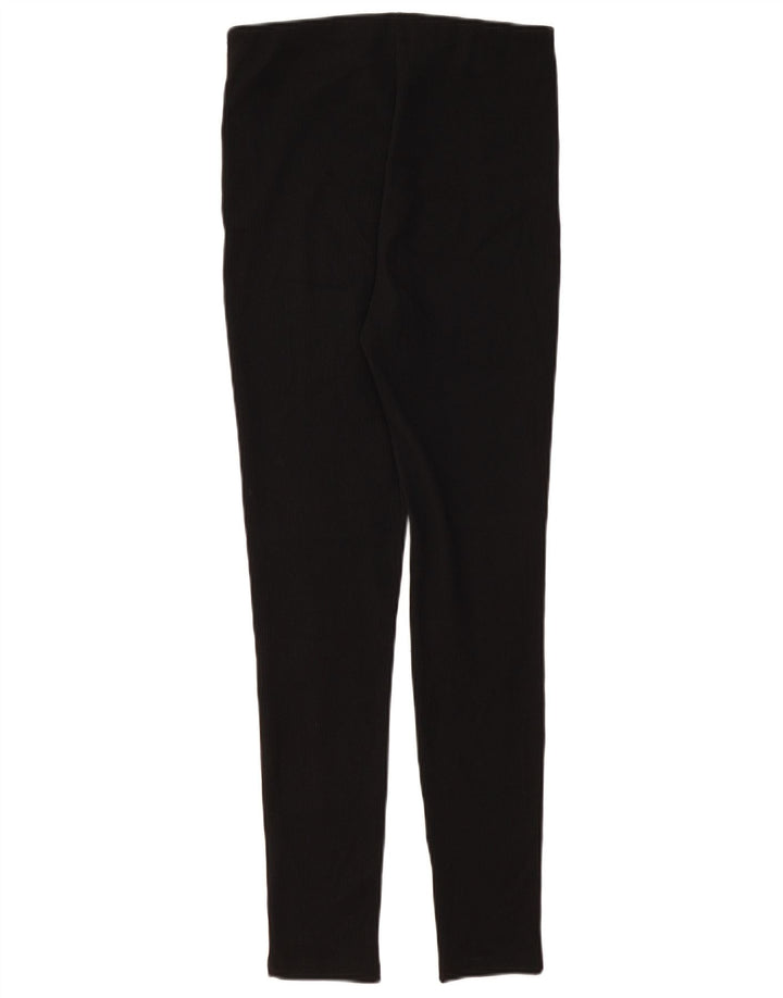 Zara Damen Skinny Freizeithose Medium W28 L28 Schwarz Polyester