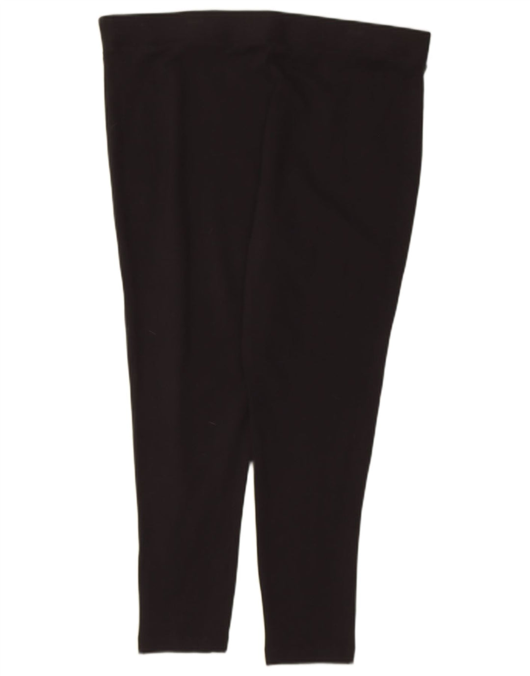 MARKS & SPENCER Womens Crop Leggings UK 20 2XL Black Viscose