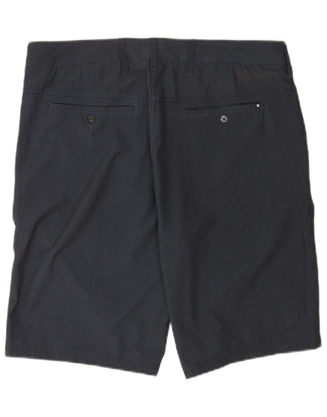 Hurley Herren Chino-Shorts W32 Medium Marineblau Polyester