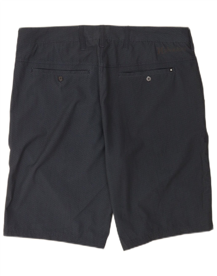 Hurley Herren Chino-Shorts W32 Medium Marineblau Polyester