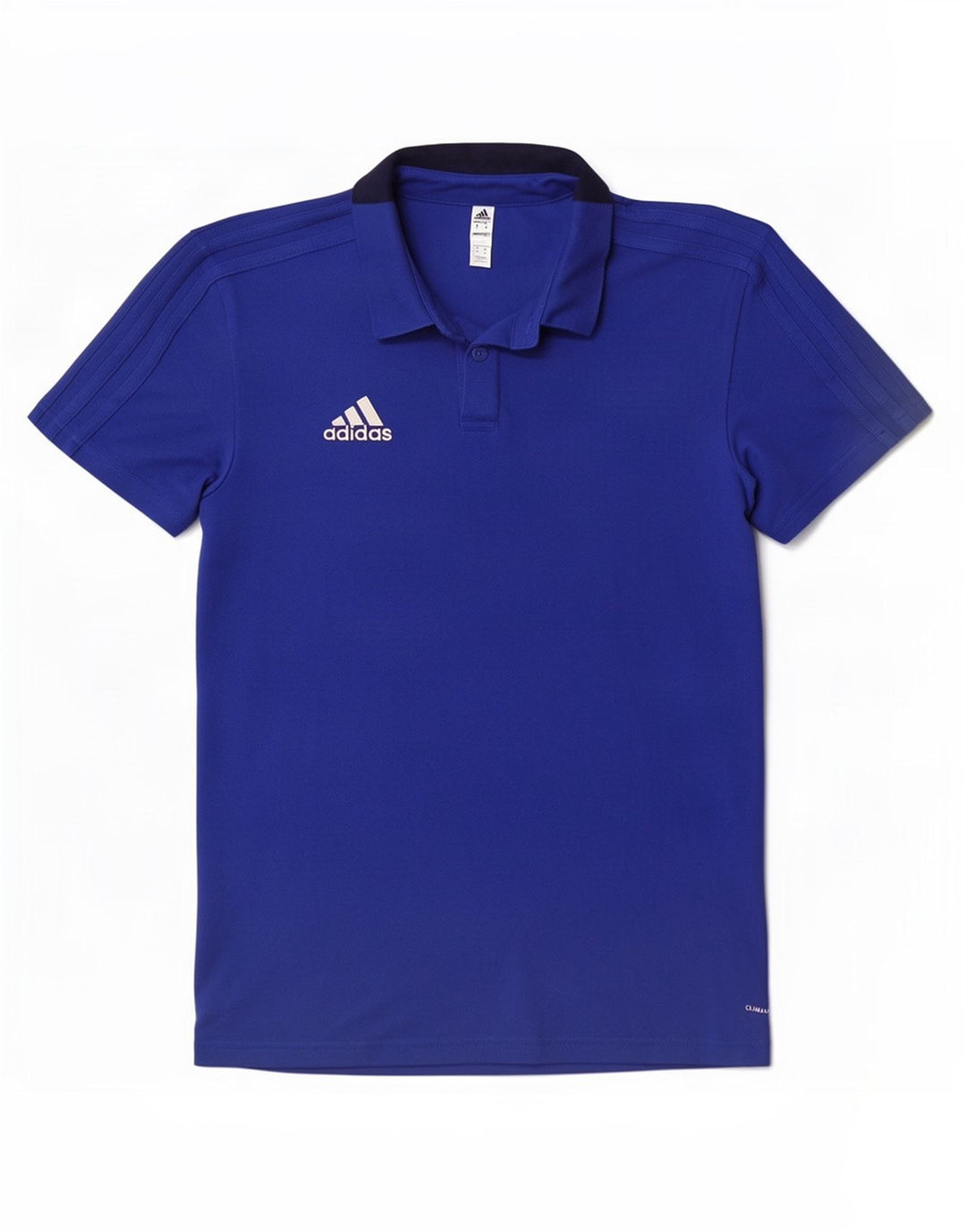 Adidas Herren Climalite Poloshirt Mittelblaue Colourblock-Baumwolle