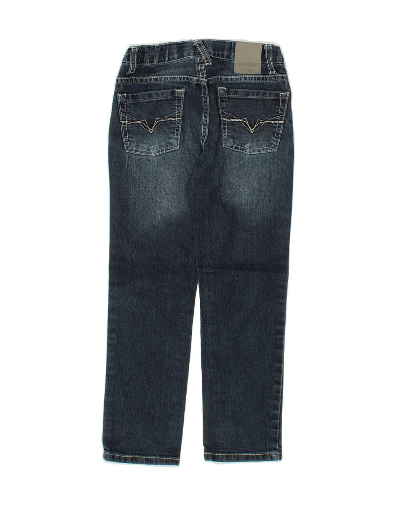 GUESS Boys Skinny Jeans 5-6 Years W21 L20 Navy Blue Cotton Vintage Guess and Second-Hand Guess from Messina Hembry 