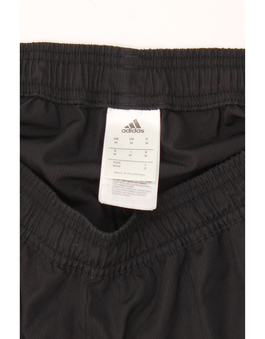 ADIDAS Mens Sport Shorts Medium Black Polyester Vintage Adidas and Second-Hand Adidas from Messina Hembry 