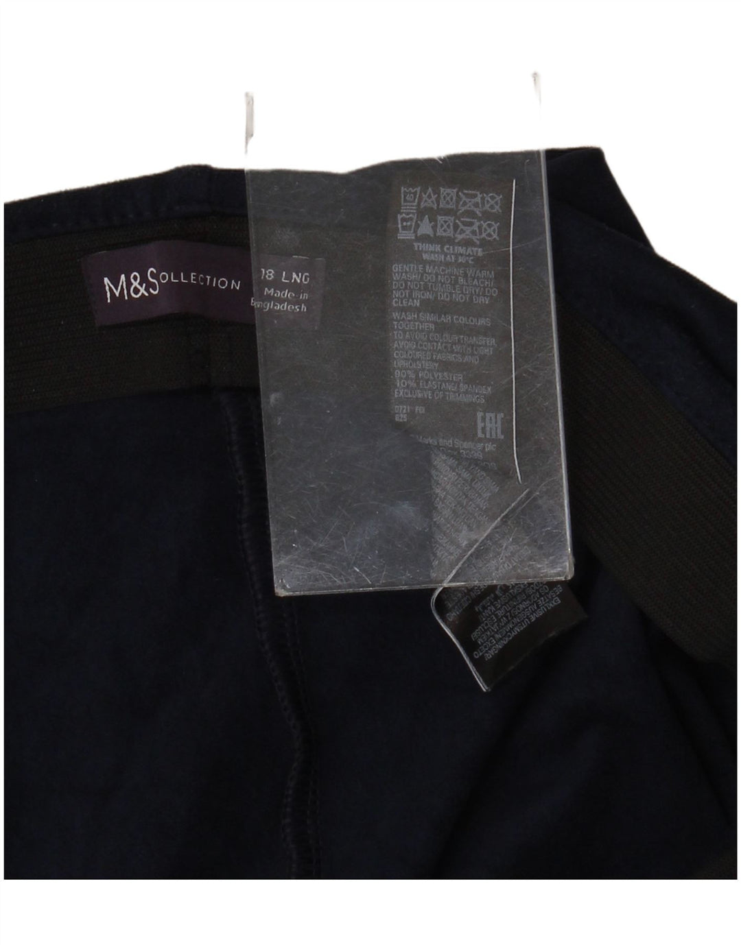 Marks & Spencer Damen Leggings UK 18 XL Marineblau Polyester