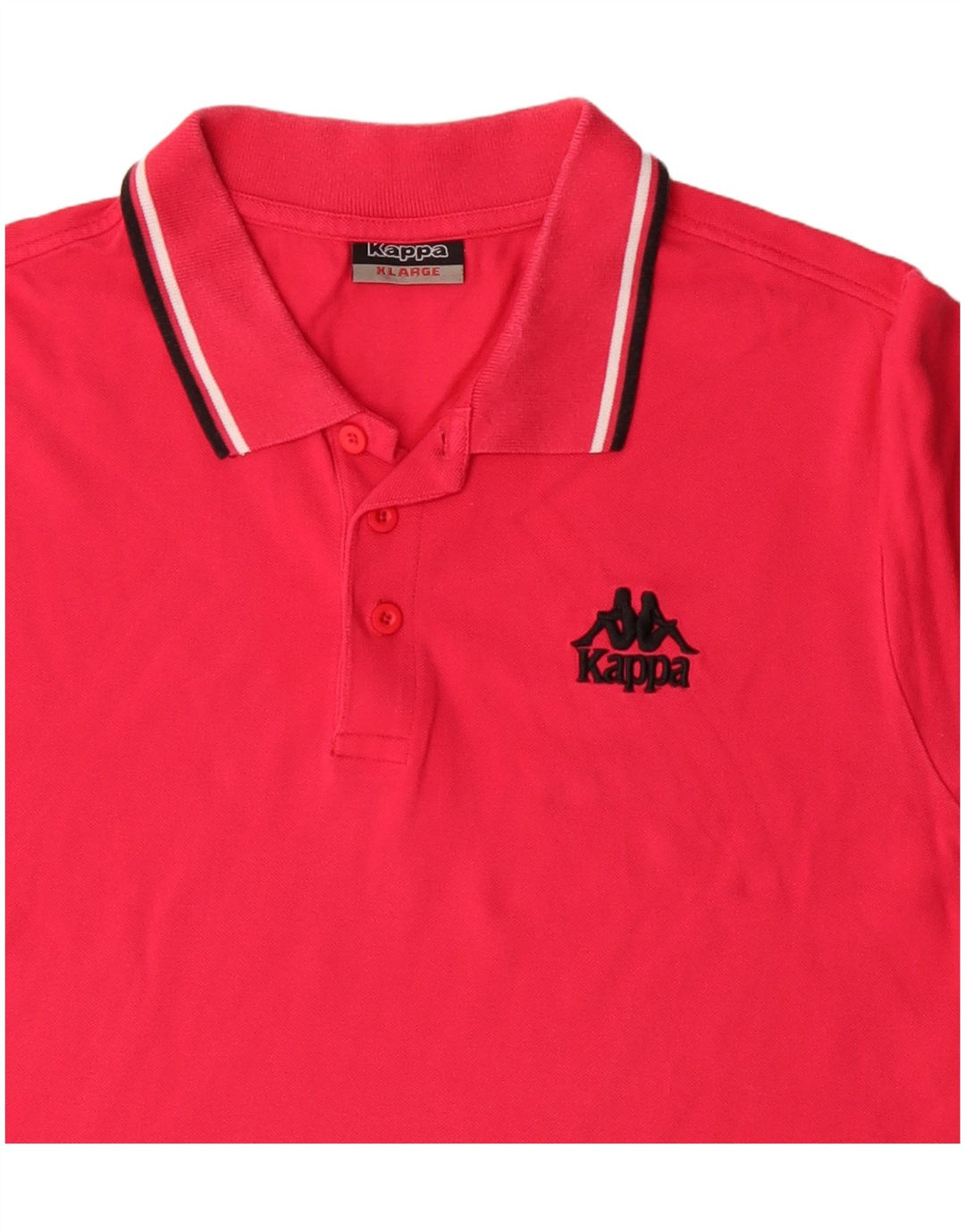 Kappa Herren Poloshirt XL Rosa Baumwolle