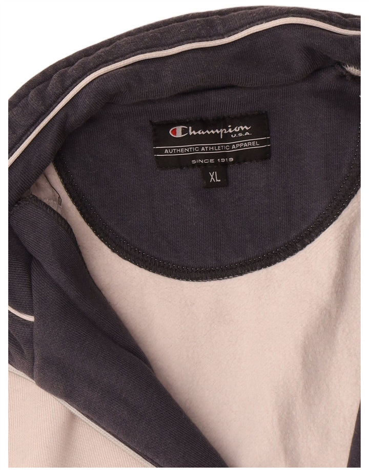 Champion Herren-Trainingsanzugoberteil, XL, Beige, Baumwolle