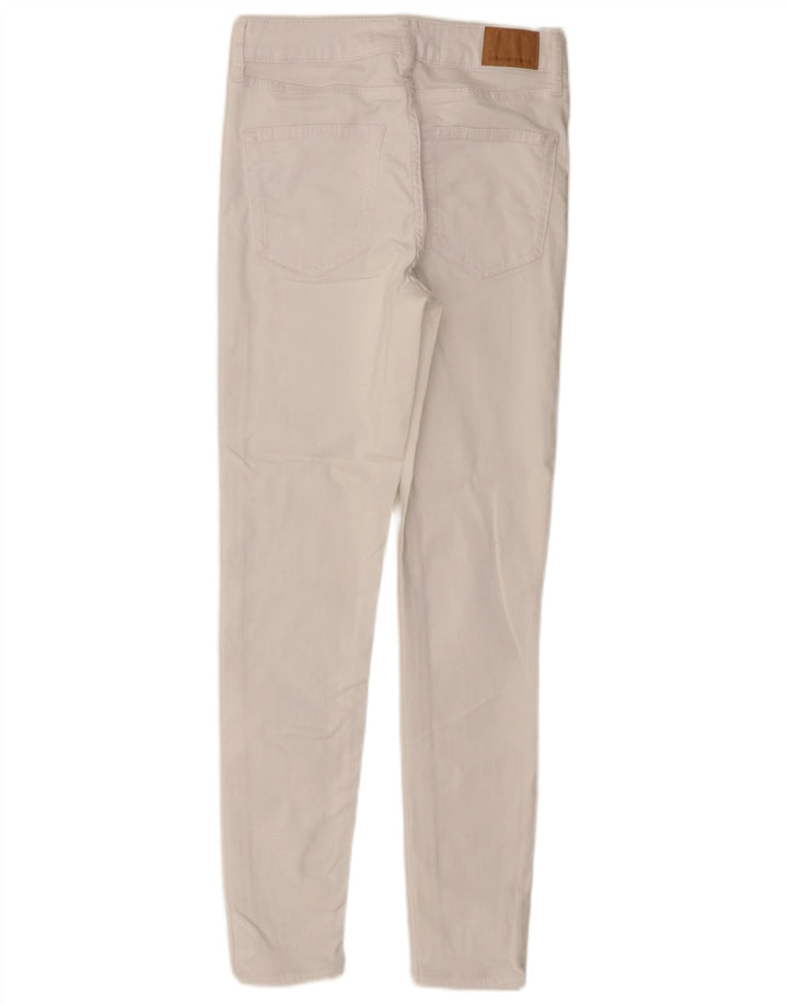 Superdry Damen Skinny Jeans W28 L30 Weiße Baumwolle