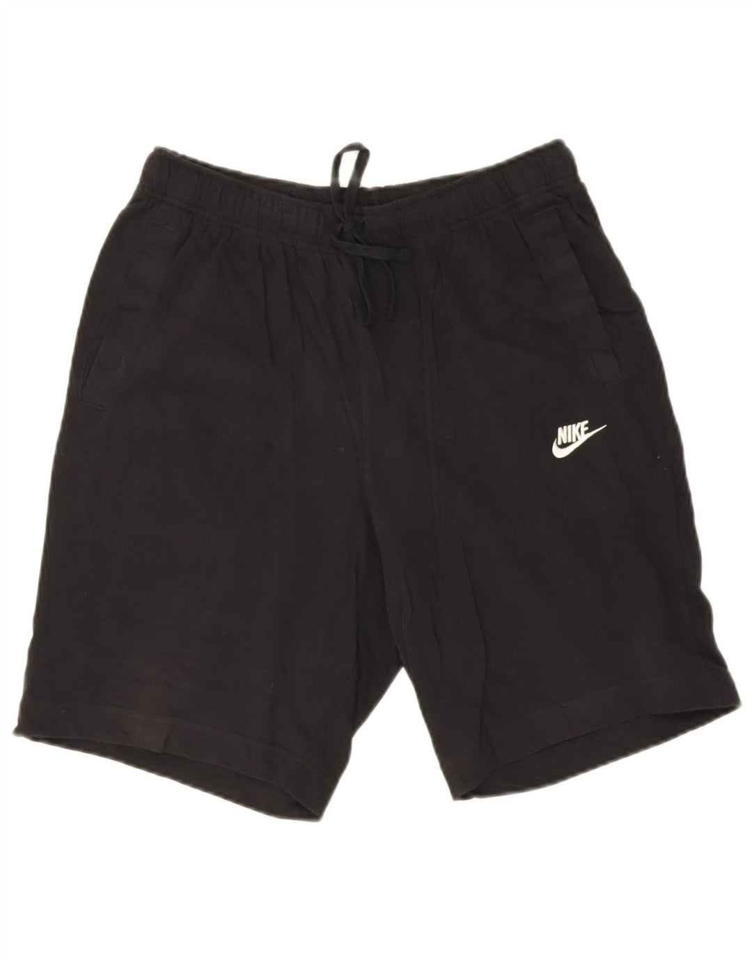 Nike Herren-Sportshorts, mittelgroß, schwarze Baumwolle