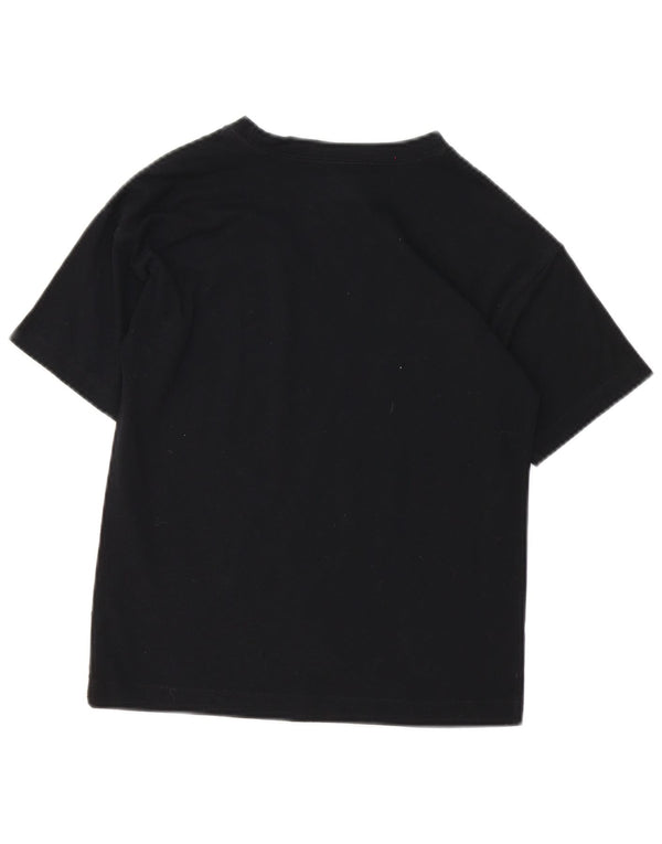 Jordan Mädchen-T-Shirt mit Grafik, 10–11 Jahre, mittlere schwarze Baumwolle