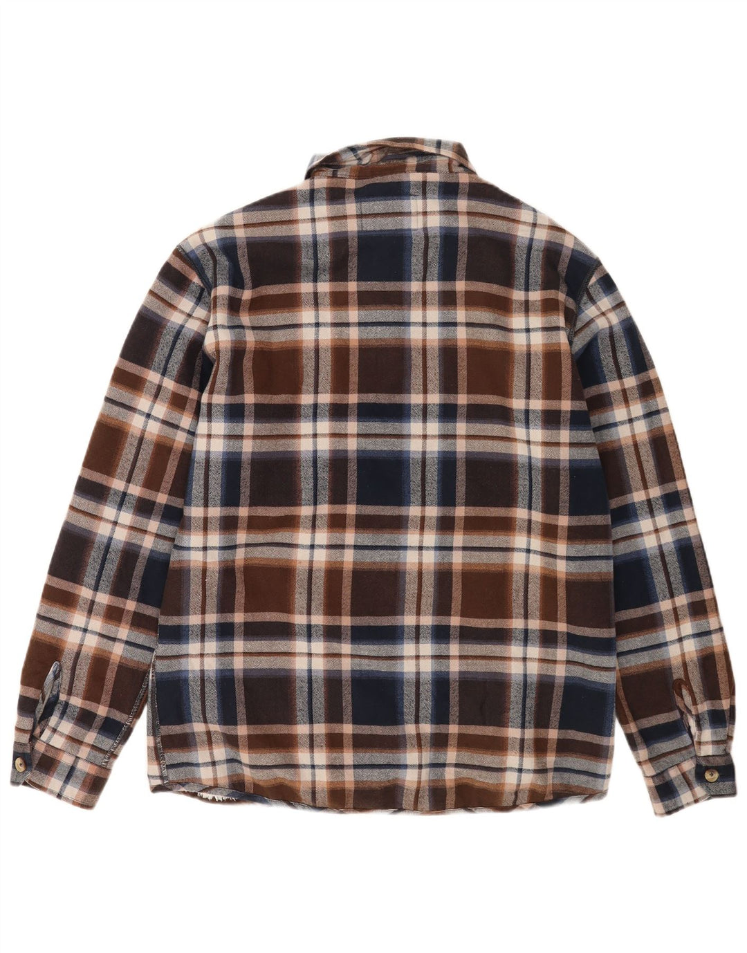 Carrera Herren Lumberjack Flanellhemd Mittelbraun kariert