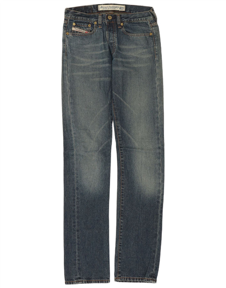 Diesel Damen Straight Jeans W26 L34 Blaue Baumwolle