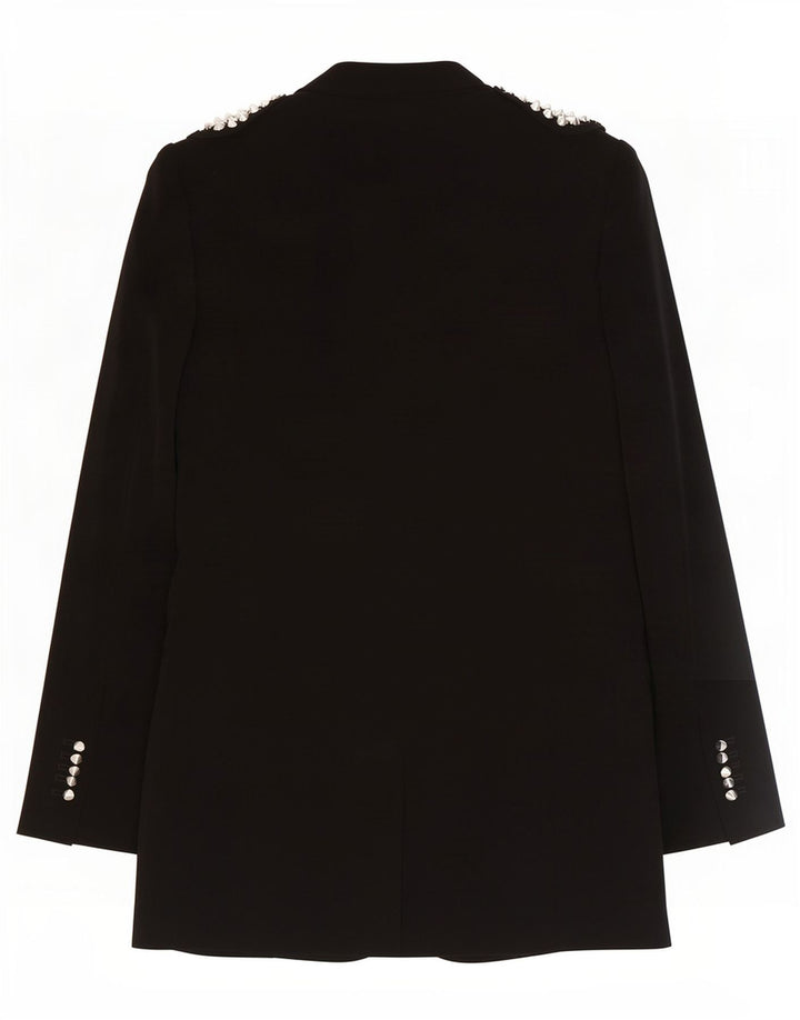 Offene Blazerjacke für Damen von Zara, UK 12, mittelschwarz, Polyester