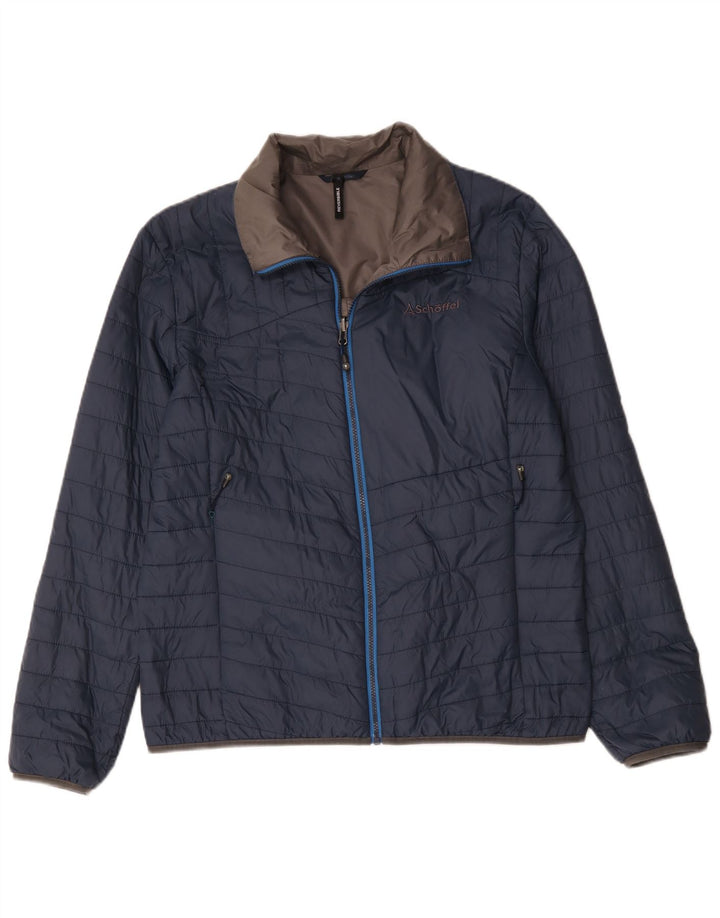 Schöffel Herren Wattierte Jacke UK 44 2XL Marineblau Polyamid