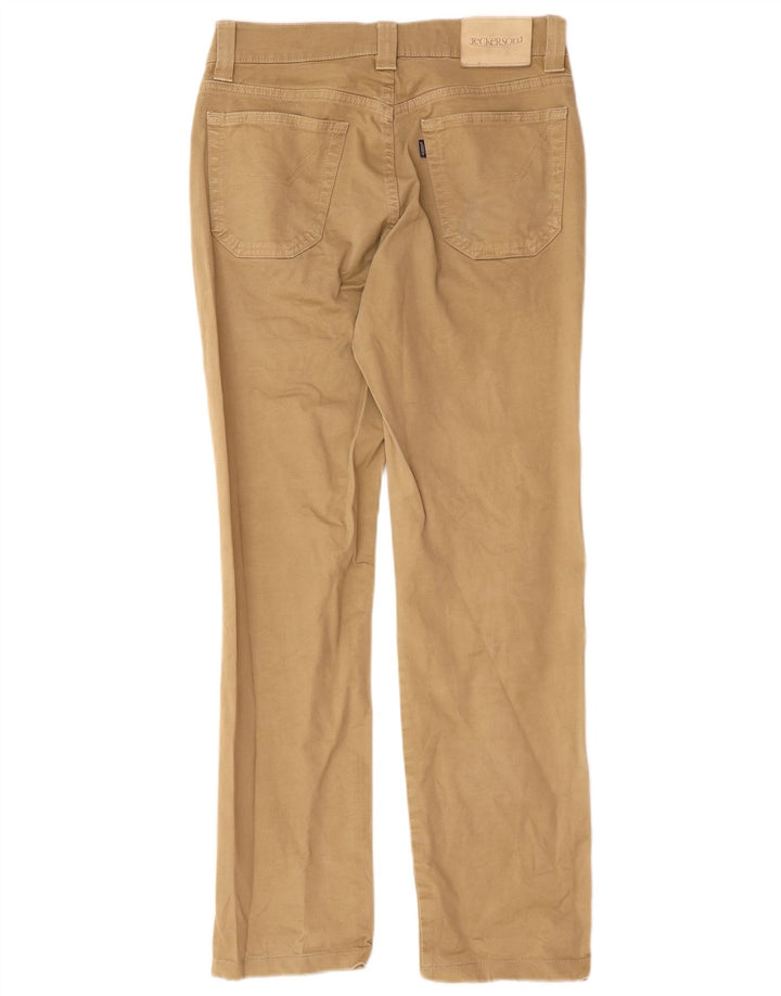 Jeckerson Herren Straight Jeans W30 L29 Beige Baumwolle